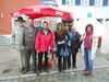Stephanie Schäfer (Mitte) mit Gerd Rudolph, Klaus-Peter Neumann, Alfred Müller, Monika Wopperer, Christa Naaß