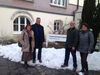 Christa Naaß mit den SPD-Bezirksräten Ronald Reichenberg, Wolfgang Beigel und Elke Zahl. (v. li.)