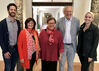 Sven Ehrhardt, Christa Naaß, Gisela Niclas, Dr. Horst Krömker und Geschäftsführerin Magdalena Reiß (v. li.)