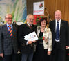 Dr. Helmut Eikam, Peter Kögler, Christa Naaß, Albrecht Schläger (v. li.)