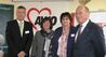 Uwe Döbler, Christa Naaß, Irmgard Orterer und Franz Maget (v. li.)